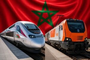 المكتب الوطني للسكك الحديدية، قطار البراق، النقل السككي، الخط فائق السرعة، عيد العرش