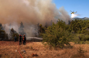 Forest fire in Greece