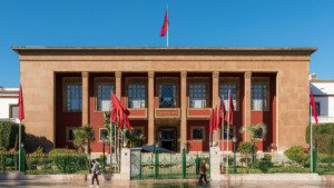 Morocco's Parliament building in Rabat