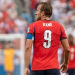 Harry Kane in an England shirt during a 2026 World Cup match (file photo)