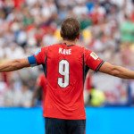 Harry Kane in England's shirt during a 2026 World Cup match