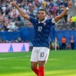 Kylian Mbappé celebrating a goal (archive photo)