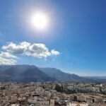 Panoramic view of the Moroccan city of Tetouan from the old medina