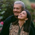 سعد لمجرد وزوجته غيثة العلاكي في صورة نشرها على إنستغرام