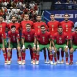 Photo d'équipe de la sélection marocaine de futsal