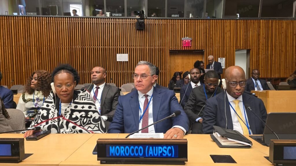Mohamed Arrouchi en el seminario conjunto CPS-UA / Consejo de Seguridad en Nueva York