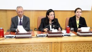 Government officials seated at table discussing 2027 finance bill project